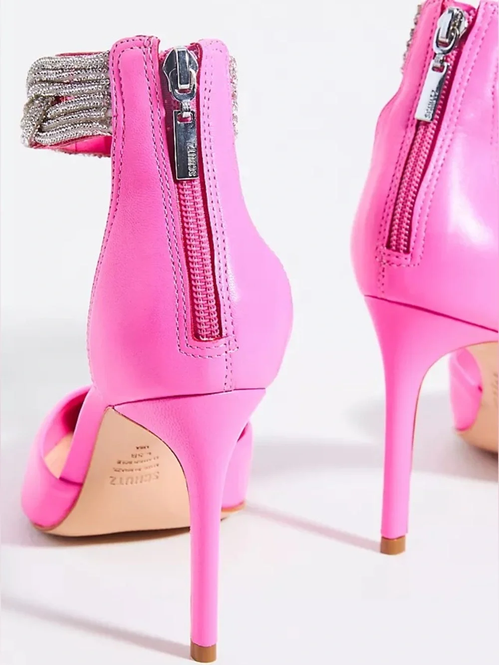 SCHUTZ Linara Pointed Toe Pumps - Pink
